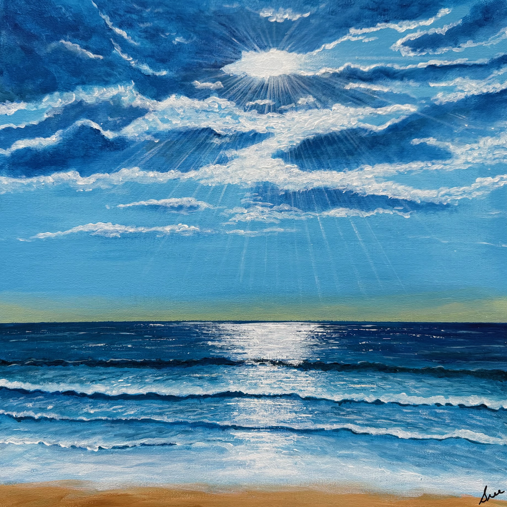 Sunbreak over the Sea